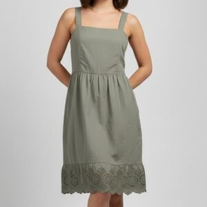Ann Taylor Light Olive Sun Dress Size M/P